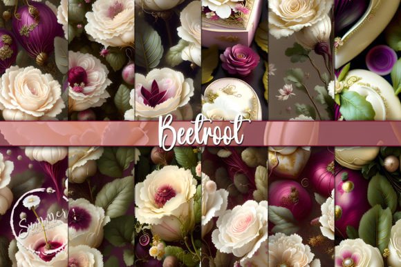 Beetroot Rose Flower Seamless Patterns: A Practical Evaluation