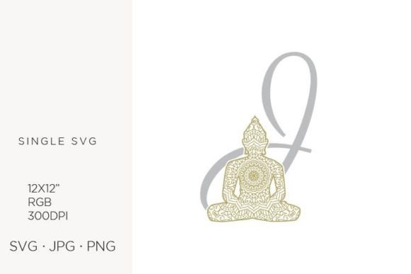 Elevating Design with the Golden Buddha Monogram Letter J