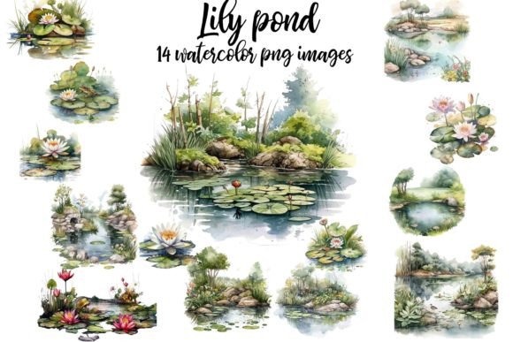 Evaluating the Practical Value of Lily Pond Clipart for Design Projects