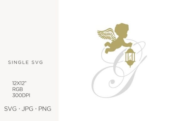 Golden Baby Angel with Lantern, Letter G: A Design Evaluation