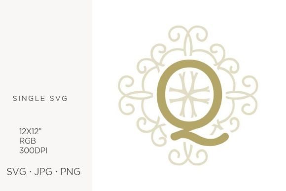 Letter Q, Swirl Ornamental Monogram: A Guide to Elegant Vector Design
