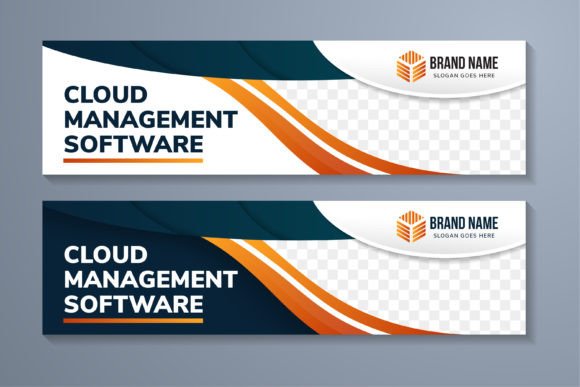 Management Software Horizontal Banner: A Strategic Design Template for Modern Business