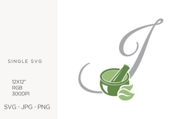 Strategic Branding with the Mortar and Pestle, Spice, and Letter J Logo Collection
