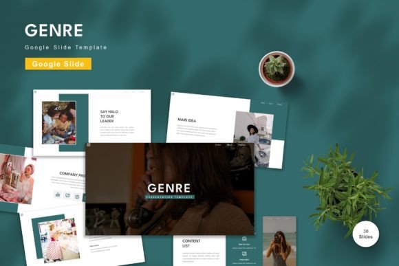 Transforming Digital Storytelling with the Genre - Google Slide Template