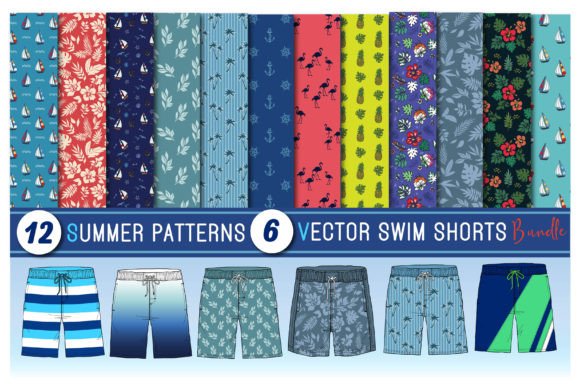 Unlocking Creative Potential with the Seamless Patterns and Swim Shorts Bundle