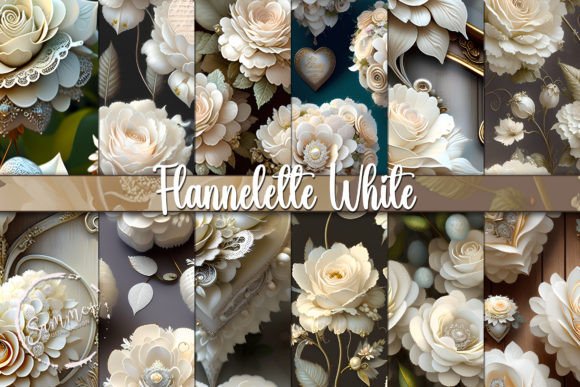 White Roses and Shabby Chic: The Timeless Appeal of Floral Seamless Patterns